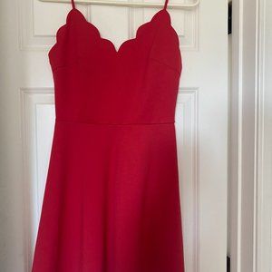 Short Red Dress - AQUA